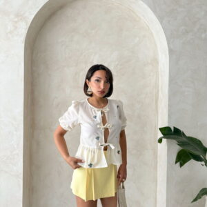 Belt Detailed Shorts - Brand: Topshow - Women & Kids, Baby Clothes Wholesale - TheBS Women