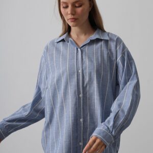 Striped Tunic Shirt -Pattern 1 - Brand: Reyon - Women & Kids, Baby Clothes Wholesale - TheBS Women