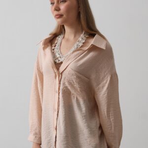 Oversize Shirt With Pockets - Brand: Reyon - Women & Kids, Baby Clothes Wholesale - TheBS Women