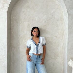 Denim Detailed Jacket - Brand: Topshow - Women & Kids, Baby Clothes Wholesale - TheBS Women