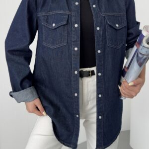 Denim Shirt With Snap - Brand: XLove - Women & Kids, Baby Clothes Wholesale - TheBS Women