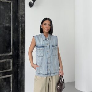 Medium Denim Vest - Brand: XLove - Women & Kids, Baby Clothes Wholesale - TheBS Women