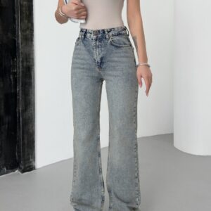 High Waist Straight Jeans - Brand: XLove - Women & Kids, Baby Clothes Wholesale - TheBS Women