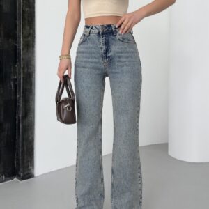 Cropped Leg Straight Fit Jeans - Brand: XLove - Women & Kids, Baby Clothes Wholesale - TheBS Women