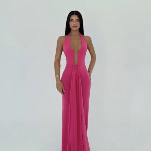 Back Detail Long Dress - Brand: EYYO ATELIER - Women & Kids, Baby Clothes Wholesale - TheBS Women