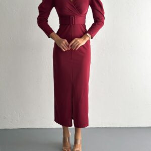 Front Slit Detail Dress - Brand: My Jest Fashion - Women & Kids, Baby Clothes Wholesale - TheBS Women