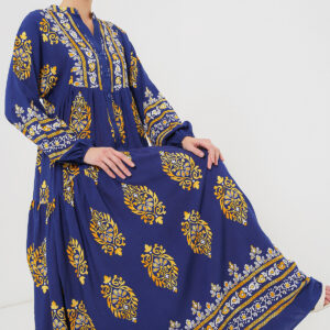 Authentic Patterned Burkini Dress - Navy 6 - Brand: Bigdart - Women & Kids, Baby Clothes Wholesale - TheBS Women