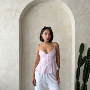 Striped Strappy Blouse - Brand: Topshow - Women & Kids, Baby Clothes Wholesale - TheBS Women