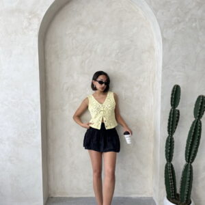 Buttoned Lace Vest - Brand: Topshow - Women & Kids, Baby Clothes Wholesale - TheBS Women