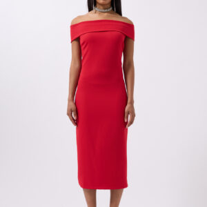 Shoulder Folding Detail Maxi Dress - Brand: Black Fashion - Women & Kids, Baby Clothes Wholesale - TheBS Women