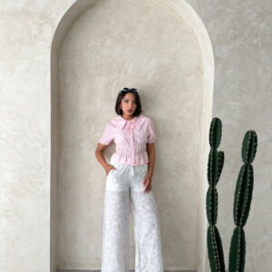 Collar Detailed Ruffle Shirt - Brand: Topshow - Women & Kids, Baby Clothes Wholesale - TheBS Women