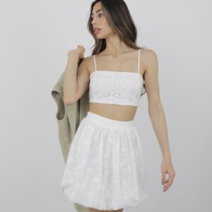 Embroidered Balloon Skirt - Brand: Cream Rouge - Women & Kids, Baby Clothes Wholesale - TheBS Women