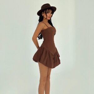 Strap Mini Dress - Brand: EYYO ATELIER - Women & Kids, Baby Clothes Wholesale - TheBS Women