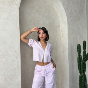 Guipure Detailed Striped Blouse - Brand: Topshow - Women & Kids, Baby Clothes Wholesale - TheBS Women