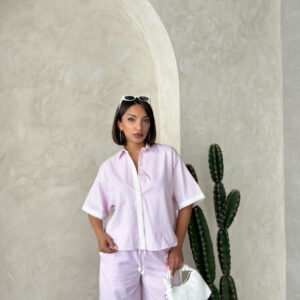 Guipure Detailed Striped Shirt - Brand: Topshow - Women & Kids, Baby Clothes Wholesale - TheBS Women