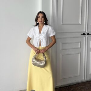 Wholesale White Collar Lace Shirt - Brand: Elisa - Women & Kids, Baby Clothes Wholesale - TheBS Women