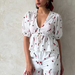 Embroidered Voile Blouse - Brand: Topshow - Women & Kids, Baby Clothes Wholesale - TheBS Women