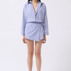 Tie Detail Skirt - Navy - Brand: Black Fashion - Women & Kids, Baby Clothes Wholesale - TheBS Women