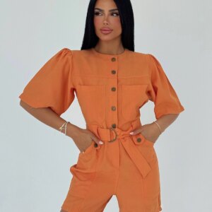 Pocket Detail Buttoned Jumpsuit - Brand: EYYO ATELIER - Women & Kids, Baby Clothes Wholesale - TheBS Women