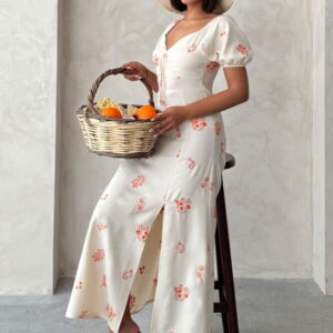 Embroidered Linen Dress - Brand: Topshow - Women & Kids, Baby Clothes Wholesale - TheBS Women