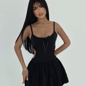 Strap Mini Dress - Brand: EYYO ATELIER - Women & Kids, Baby Clothes Wholesale - TheBS Women