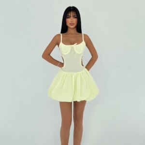 Strap Mini Dress - Brand: EYYO ATELIER - Women & Kids, Baby Clothes Wholesale - TheBS Women