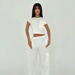 Pocket Detail Trouser Suit - Brand: EYYO ATELIER - Women & Kids, Baby Clothes Wholesale - TheBS Women