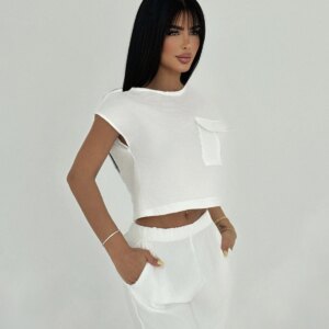 Pocket Detail Trouser Suit - Brand: EYYO ATELIER - Women & Kids, Baby Clothes Wholesale - TheBS Women