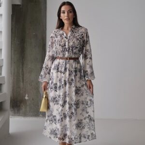 WholesaleBib Detailed Dress - Brand: Elisa - Women & Kids, Baby Clothes Wholesale - TheBS Women