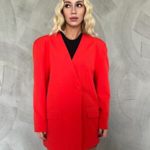 Jacket With Elastic Skirt - Coral - Brand: Elisa - Women & Kids, Baby Clothes Wholesale - TheBS Women