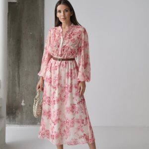 Piping Detailed Dress - Brand: Elisa - Women & Kids, Baby Clothes Wholesale - TheBS Women