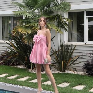 WholesaleFront Bow Strappy Dress - Brand: Elisa - Women & Kids, Baby Clothes Wholesale - TheBS Women