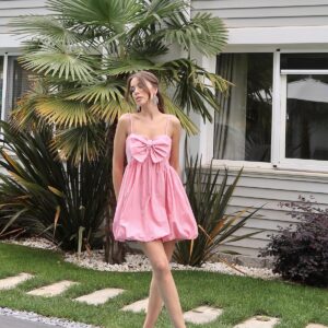 WholesaleFront Bow Strappy Dress - Brand: Elisa - Women & Kids, Baby Clothes Wholesale - TheBS Women
