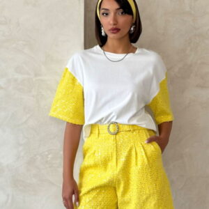 Sleeve Detailed T-Shirt - Brand: Topshow - Women & Kids, Baby Clothes Wholesale - TheBS Women