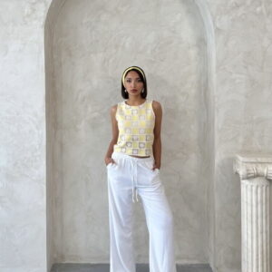 Retro Checkered Sleeveless Shirt - Brand: Topshow - Women & Kids, Baby Clothes Wholesale - TheBS Women