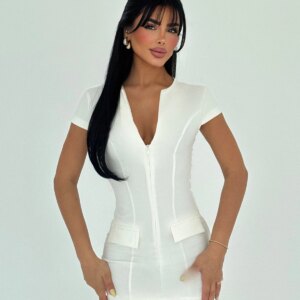 Sexy Elegant Bodycon Mini Dress - Brand: EYYO ATELIER - Women & Kids, Baby Clothes Wholesale - TheBS Women