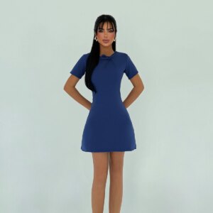 NavyFit And Flare Mini Dress - Brand: EYYO ATELIER - Women & Kids, Baby Clothes Wholesale - TheBS Women