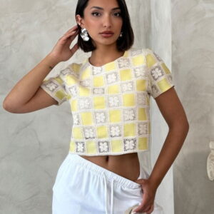 Casual Boho Checkered Floral Blouse - Brand: Topshow - Women & Kids, Baby Clothes Wholesale - TheBS Women