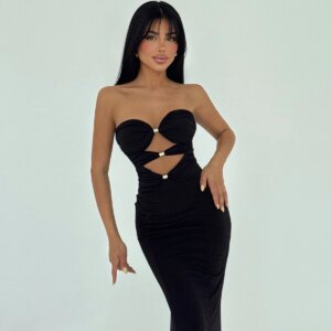 Sexy Elegant Formal Glam Bodycon Dress - Brand: EYYO ATELIER - Women & Kids, Baby Clothes Wholesale - TheBS Women