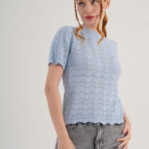 Blouse Casual Elegant Vintage Short Sleeve - Brand: Lustrin - Women & Kids, Baby Clothes Wholesale - TheBS Women