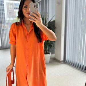 Casual Elegant Formal Modest Shirt Dress Maxi - Brand: Cream Rouge - Women & Kids, Baby Clothes Wholesale - TheBS Women