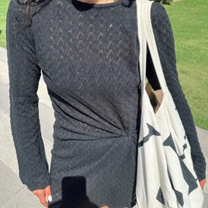 Mini Sweater Dress With Long Sleeves - Brand: Cream Rouge - Women & Kids, Baby Clothes Wholesale - TheBS Women