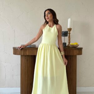 Elegant A-Line Floor Length Dress - Brand: Elisa - Women & Kids, Baby Clothes Wholesale - TheBS Women