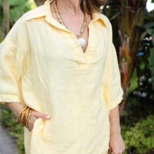 Oversized Fit Casual Blouse - Brand: Cream Rouge - Women & Kids, Baby Clothes Wholesale - TheBS Women