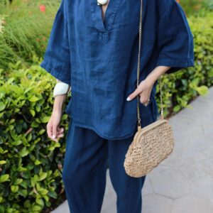 Casual Elegant Pants With Drawstring - Brand: Cream Rouge - Women & Kids, Baby Clothes Wholesale - TheBS Women