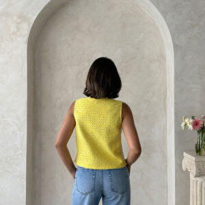 White Boho Tie Sleeveless Shirt - Brand: Topshow - Women & Kids, Baby Clothes Wholesale - TheBS Women