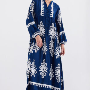 Ethnic Floral Smock Dress With V-Neck - Brand: Bigdart - Women & Kids, Baby Clothes Wholesale - TheBS Women