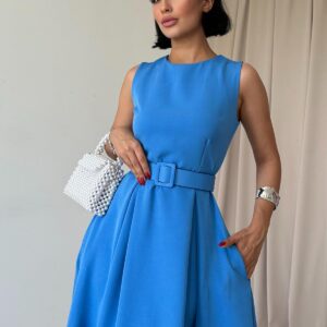 Halter Neck Flared Dress - Brand: Elisa - Women & Kids, Baby Clothes Wholesale - TheBS Women