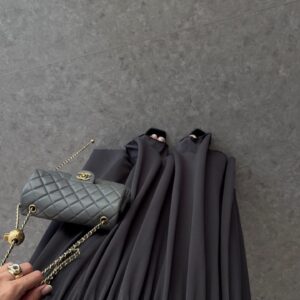 Grey Elegant Fit And Flare Dress - Brand: Cream Rouge - Women & Kids, Baby Clothes Wholesale - TheBS Women