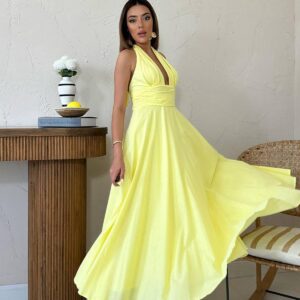 Elegant Fit And Flare Maxi Dress - Brand: Elisa - Women & Kids, Baby Clothes Wholesale - TheBS Women